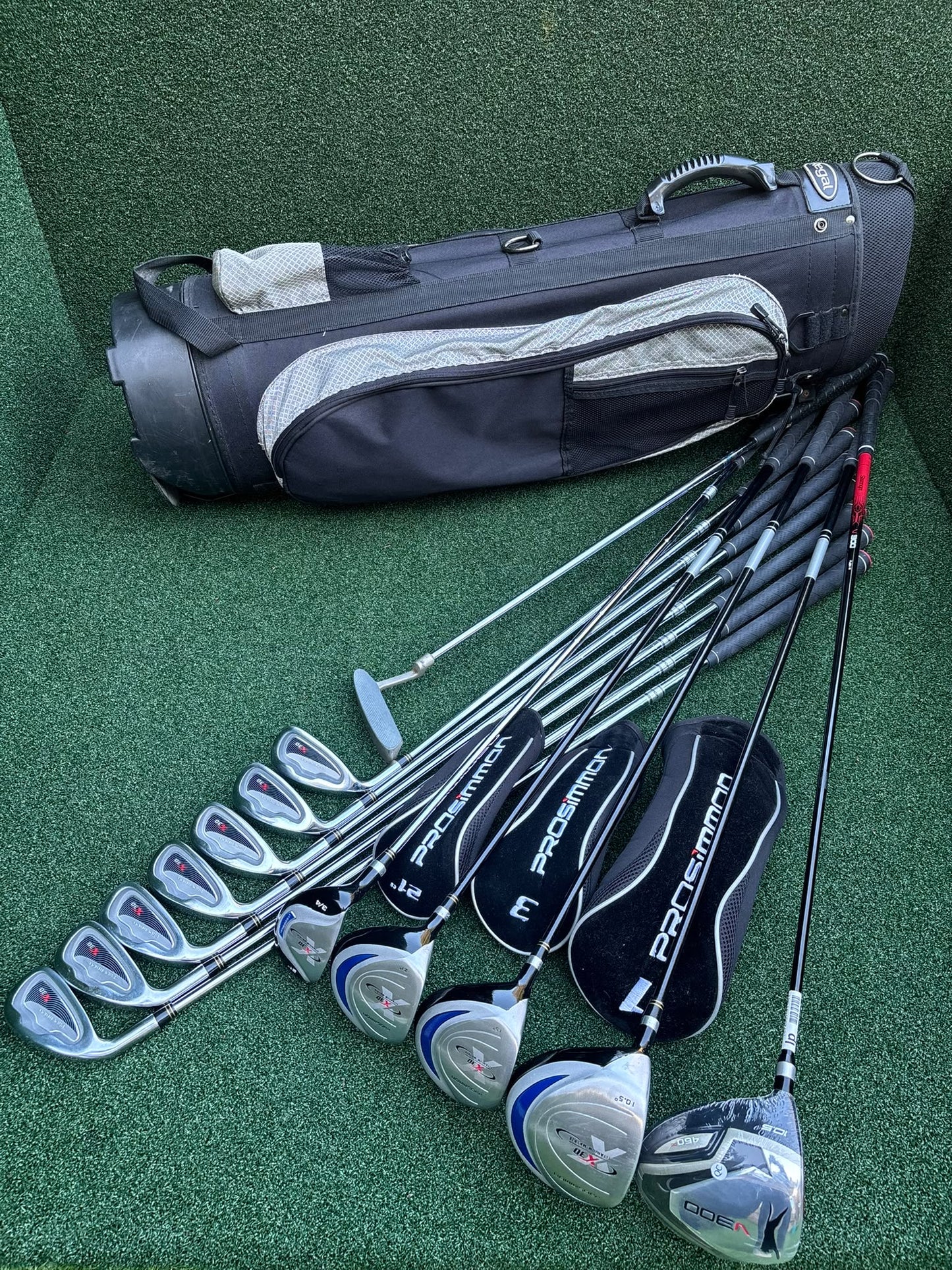 Prosimmon X30 Complete Golf Set – Matching 5–SW Irons, Woods, Hybrid & Driver with additional New Driver Left Handed