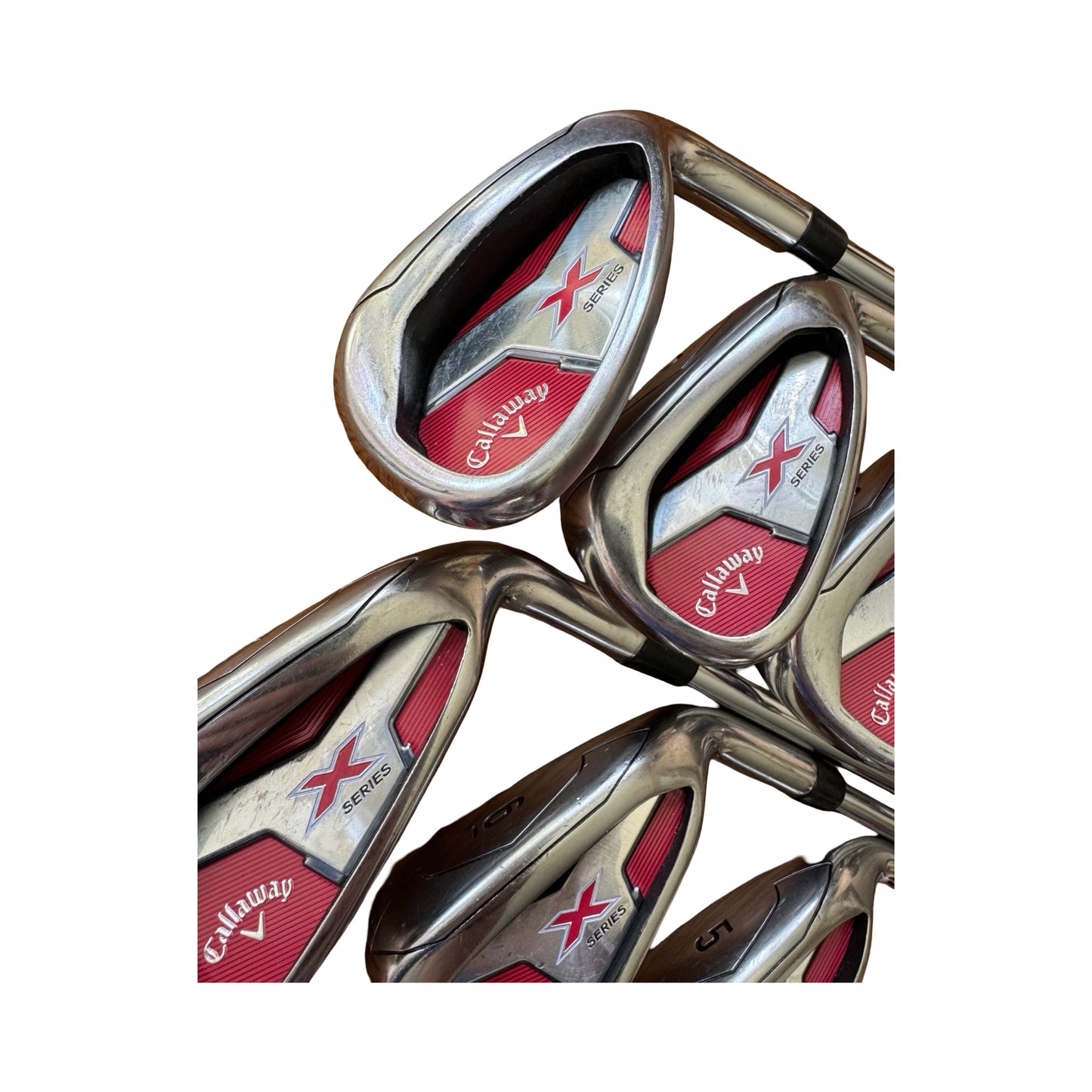 Callaway Golf Clubs X Series 5-PW & Sand Wedge Uni Flex Steel Shafts Free Delivery