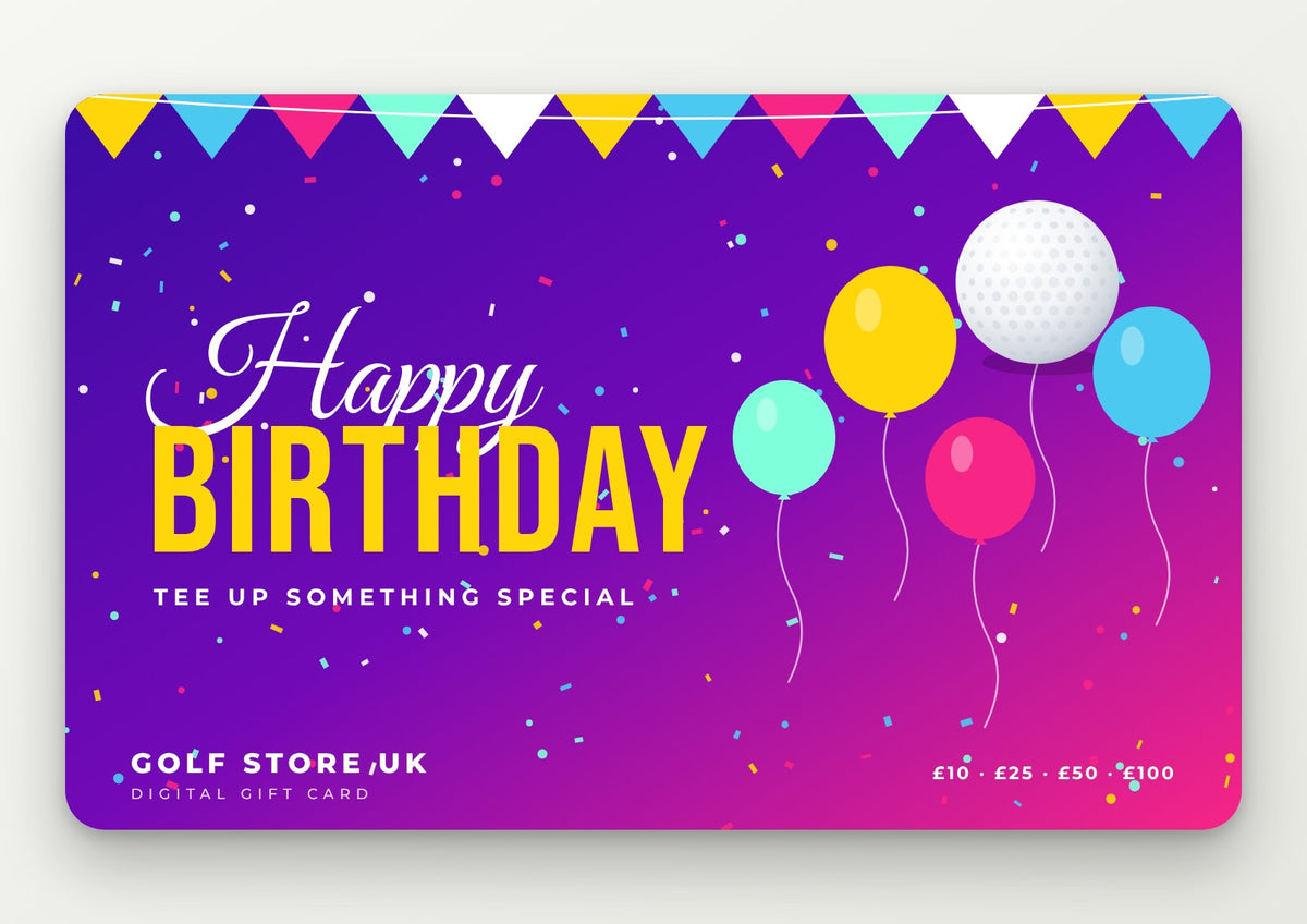 Golf Store UK digital gift card – Happy Birthday golf design
