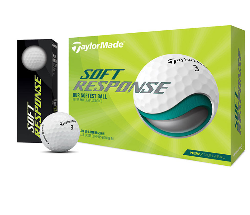 TaylorMade Soft Response Golf Balls White