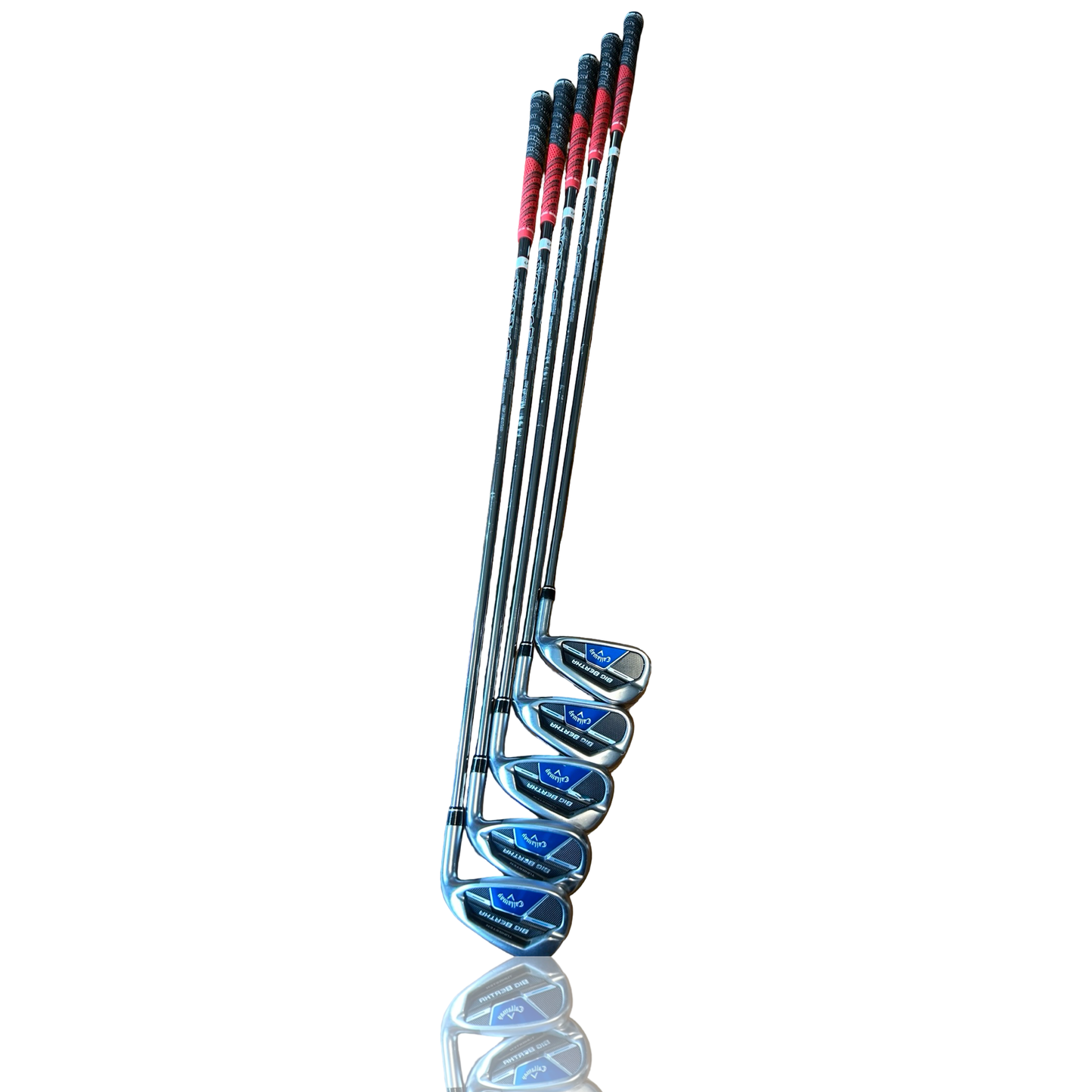 Callaway Big Bertha B21 Iron Set 6-PW Rich 65 A Senior (Graphite Shaft Golf Pride Mid Size Grip RH