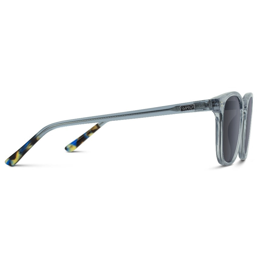 NICK Polarized Men's l Women's Sunglasses in Crystal Grey by WMP Eyewear