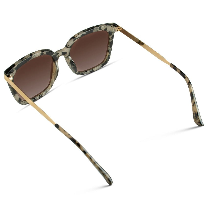 MADISON Oversized Women's Sunglasses in Beige Tortoise by WMP Eyewear UK