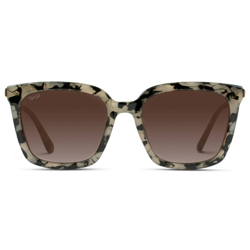 MADISON Oversized Women's Sunglasses in Beige Tortoise by WMP Eyewear UK
