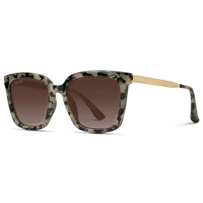 MADISON Oversized Women's Sunglasses in Beige Tortoise by WMP Eyewear UK