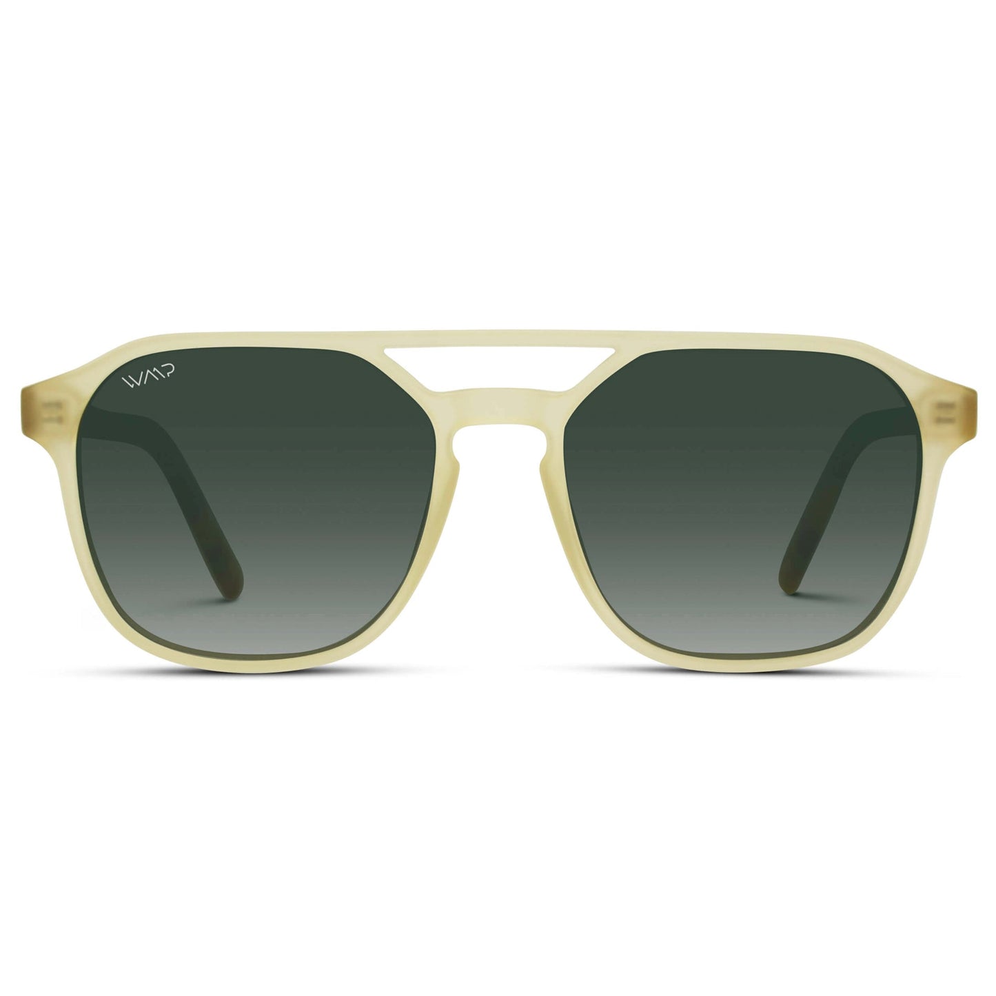 HUNTER Men's Double Bridge Aviator Sunglasses in Tortoise Champagne by WMP Eyewear