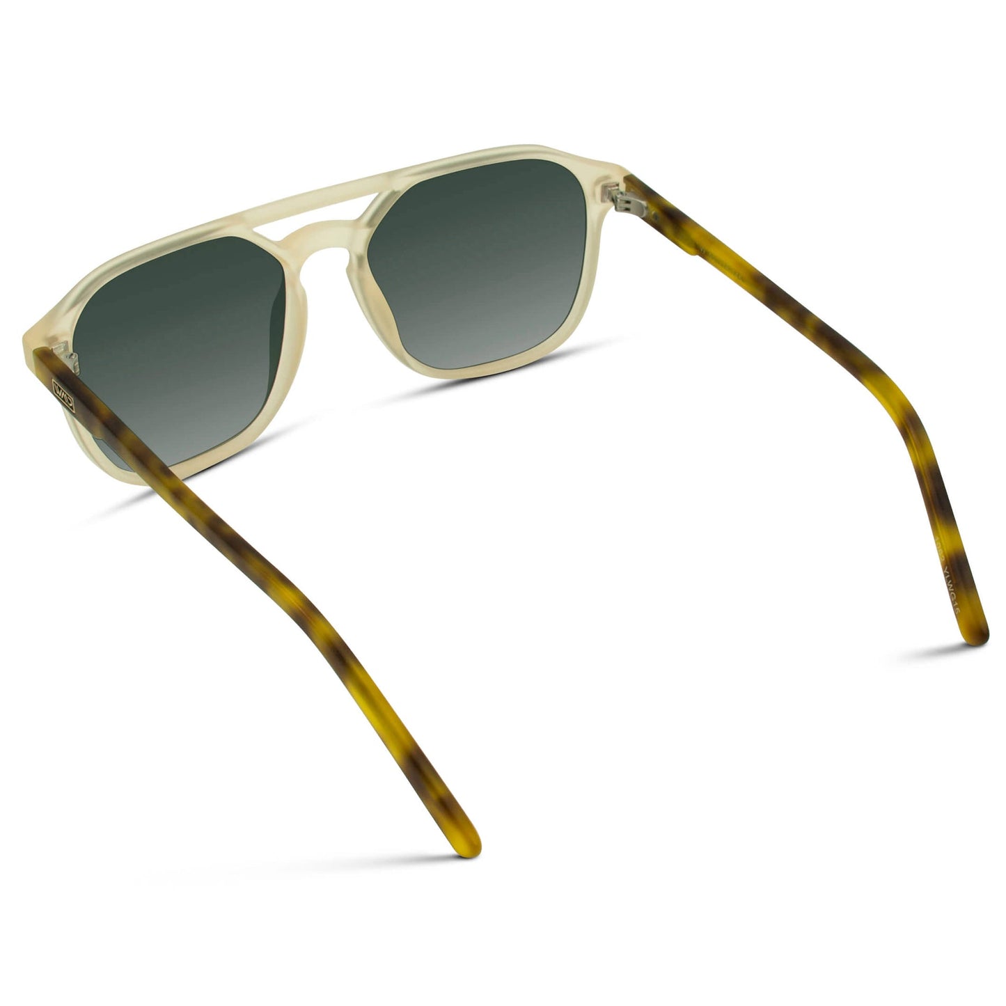 HUNTER Men's Double Bridge Aviator Sunglasses in Tortoise Champagne by WMP Eyewear