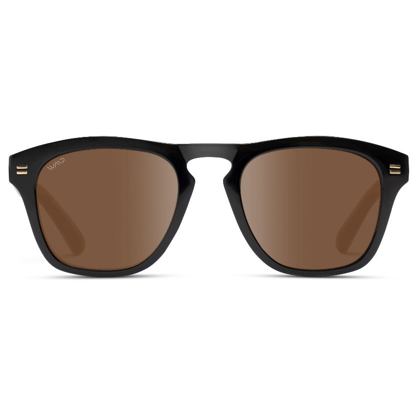 DASH Modern Unisex Sunglasses in Glossy Black by WMP Eyewear