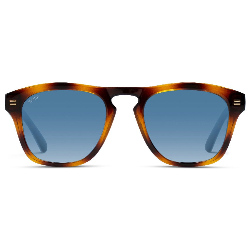 DASH Modern Unisex Sunglasses in Brown Tortoise by WMP Eyewear