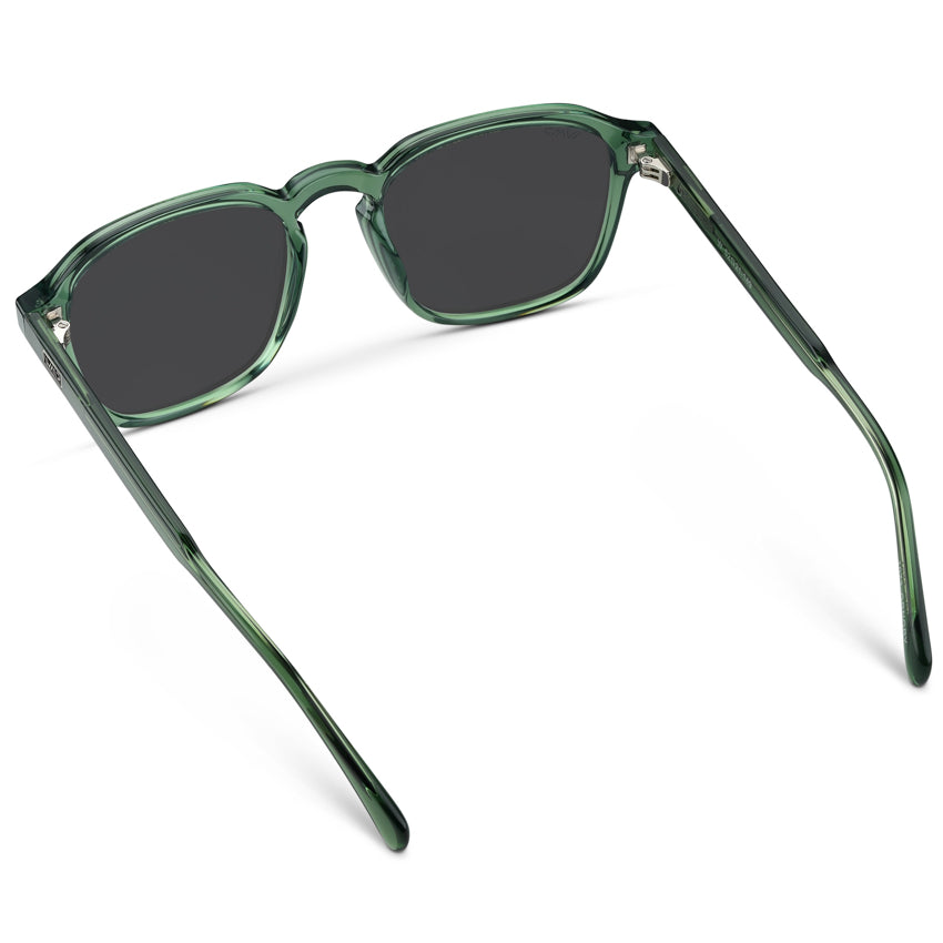 FRANCIS Men's Square Modern Retro Sunglasses in Emerald Green by WMP Eyewear