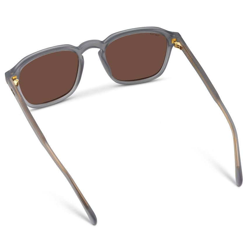 FRANCIS Men's Square Modern Retro Sunglasses in Moonrock Grey by WMP Eyewear