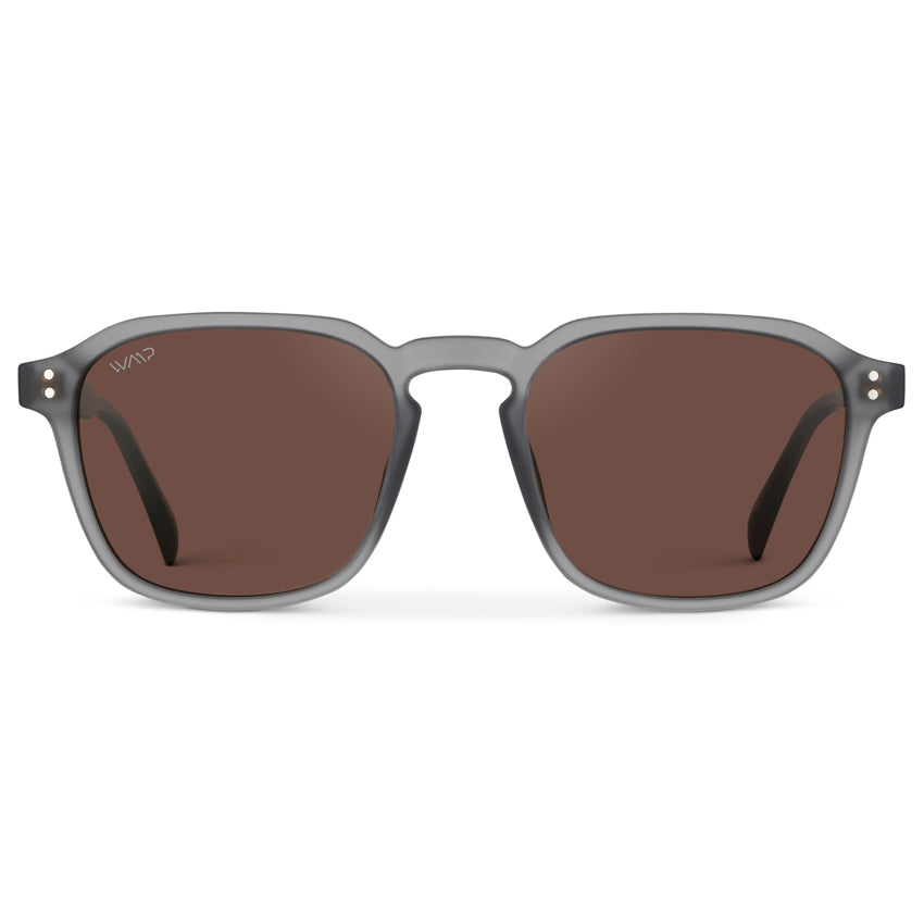 FRANCIS Men's Square Modern Retro Sunglasses in Moonrock Grey by WMP Eyewear