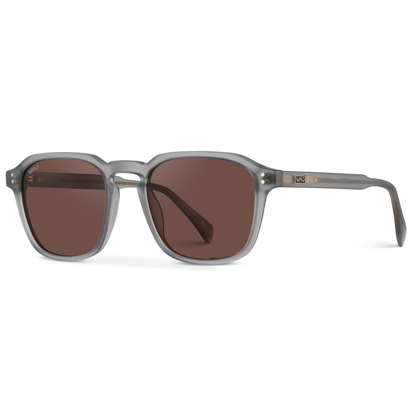 FRANCIS Men's Square Modern Retro Sunglasses in Moonrock Grey by WMP Eyewear