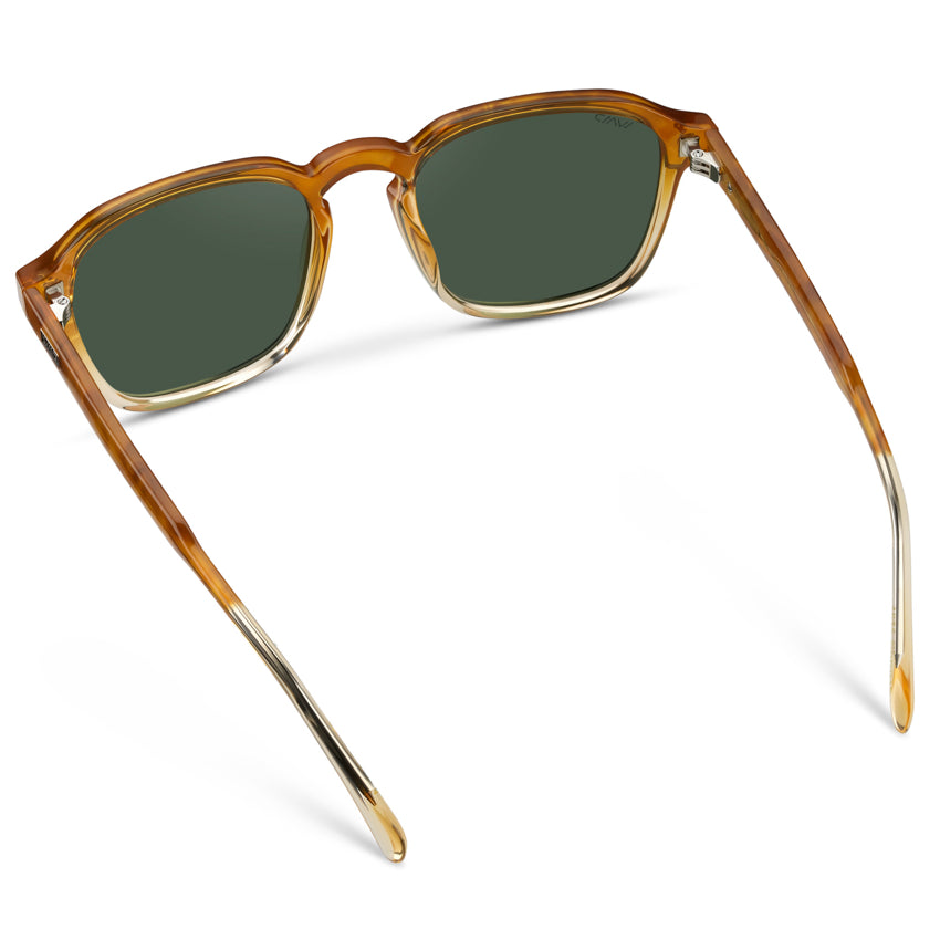 FRANCIS Men's Square Modern Retro Sunglasses in Sunset by WMP Eyewear