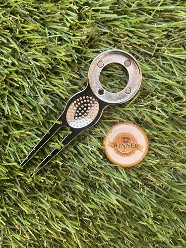 WINNER GOLF BALL MARKER AND PITCH REPAIR TOOL