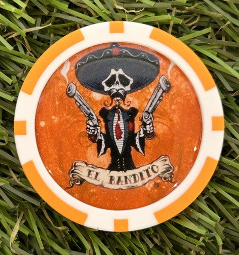 El Bandito - Golf Poker Chip