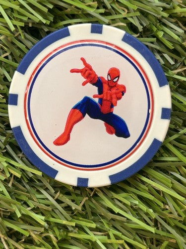 Spider-Man Golf Poker Chip Marker