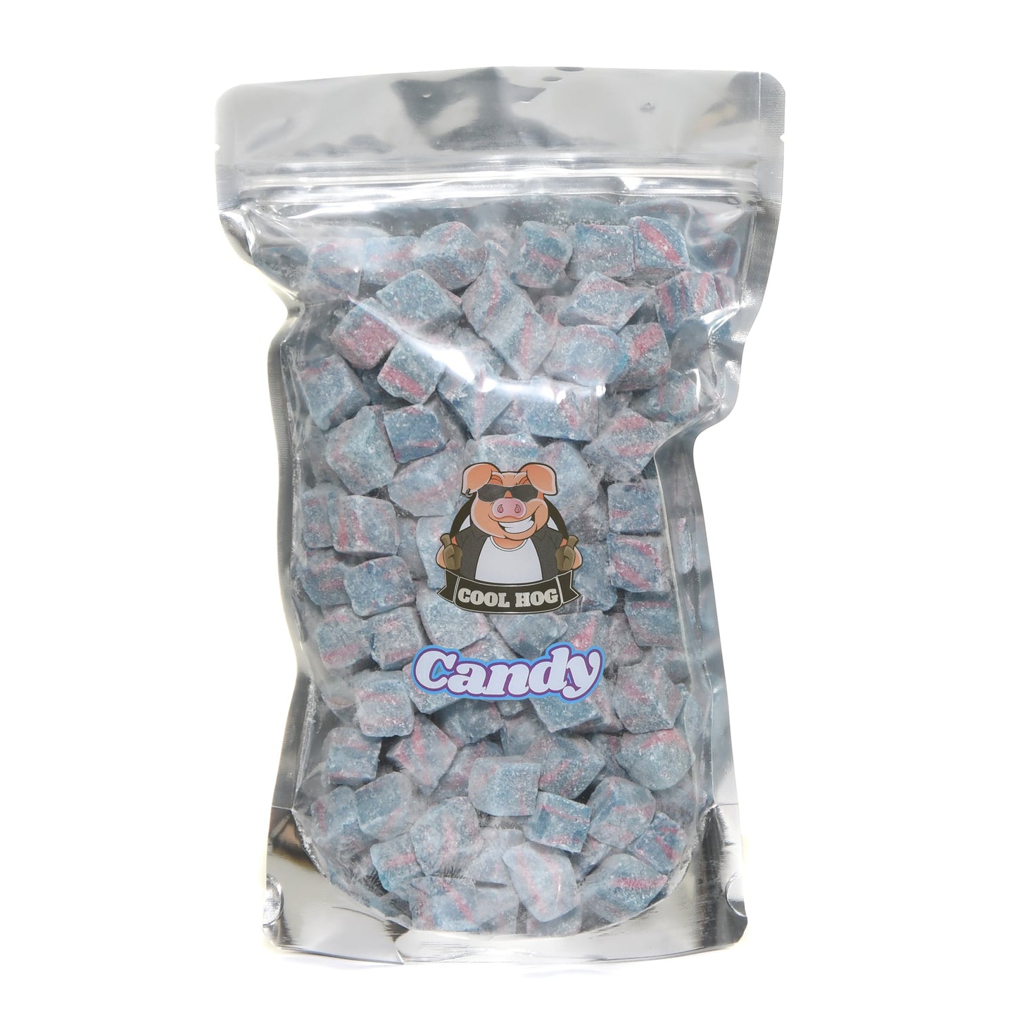 Bubblegum Cubes Candy Resealable Bag - 1KG