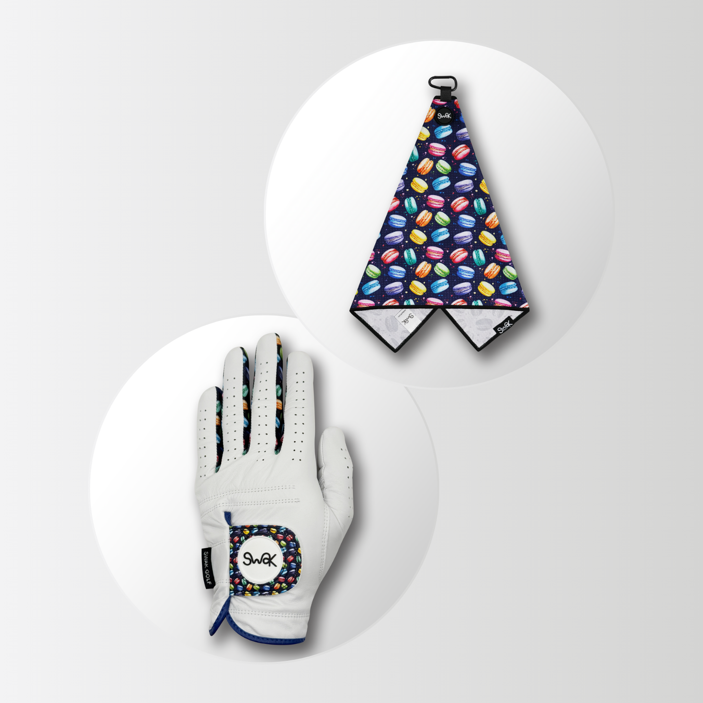 Macaroons Glove & Towel (Bundle)