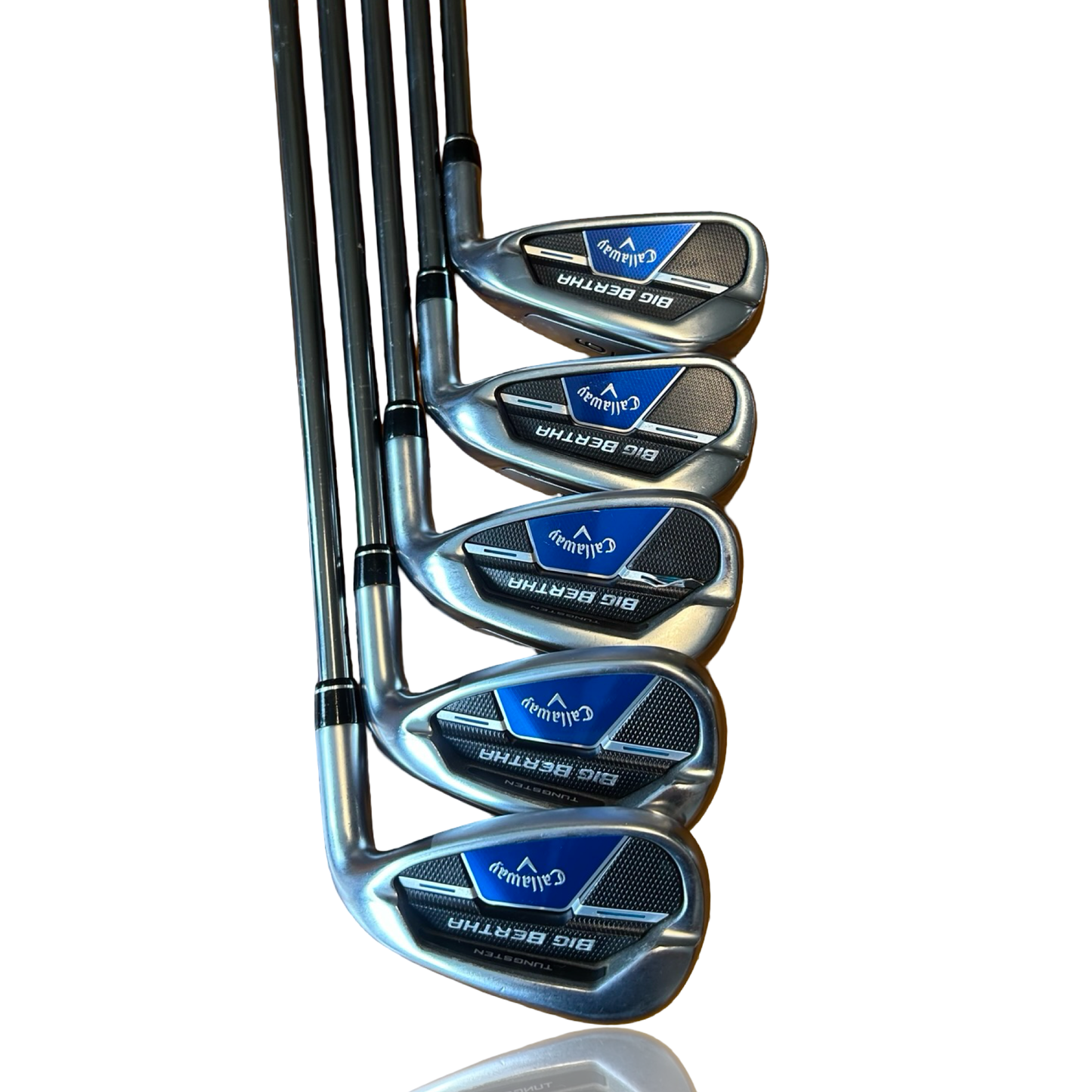 Callaway Big Bertha B21 Iron Set 6-PW Rich 65 A Senior (Graphite Shaft Golf Pride Mid Size Grip RH
