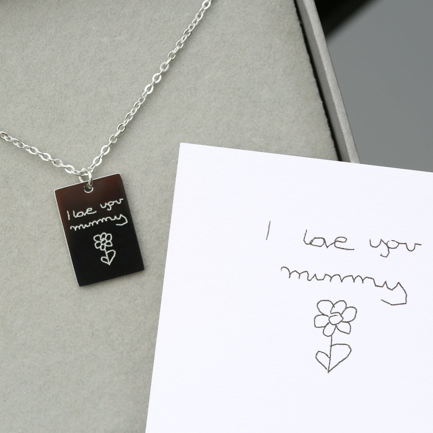 Collier personnalisé Dazzle - Gravure manuscrite