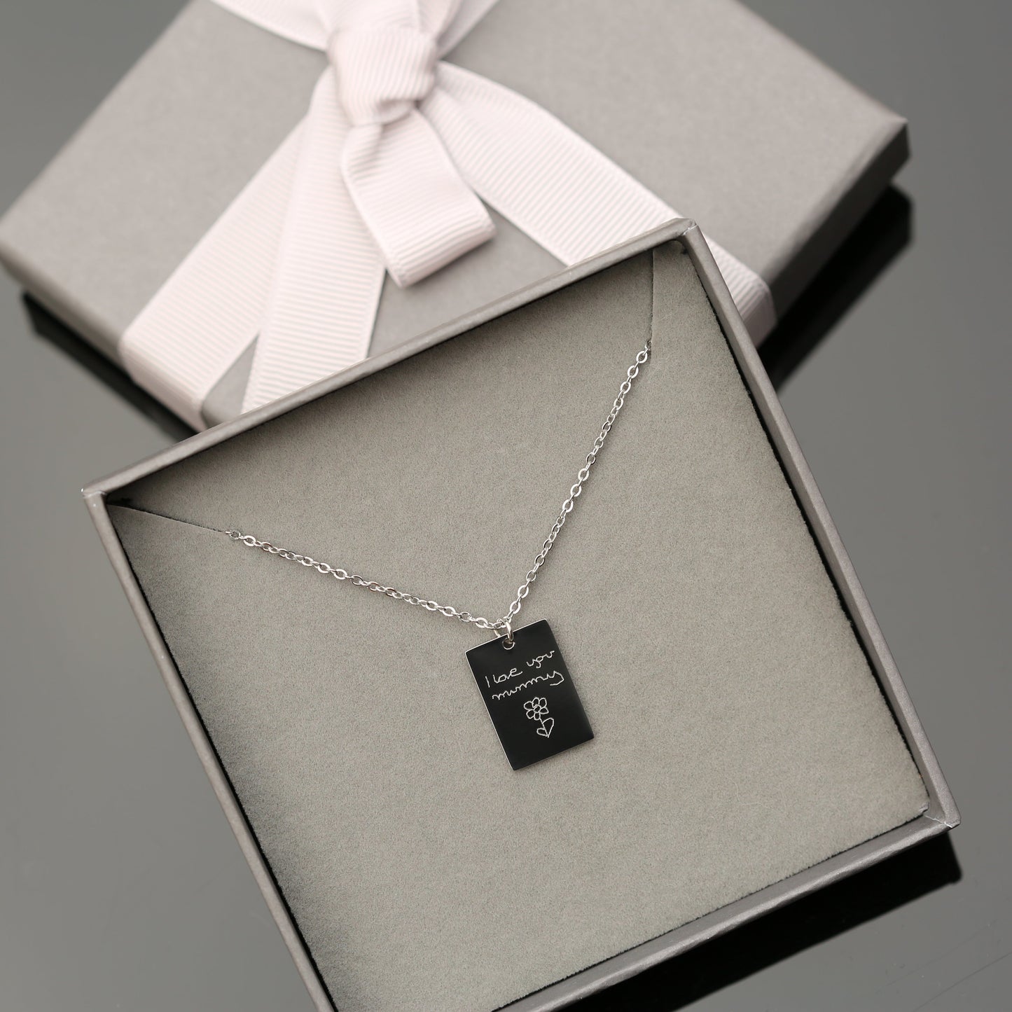 Collier personnalisé Dazzle - Gravure manuscrite