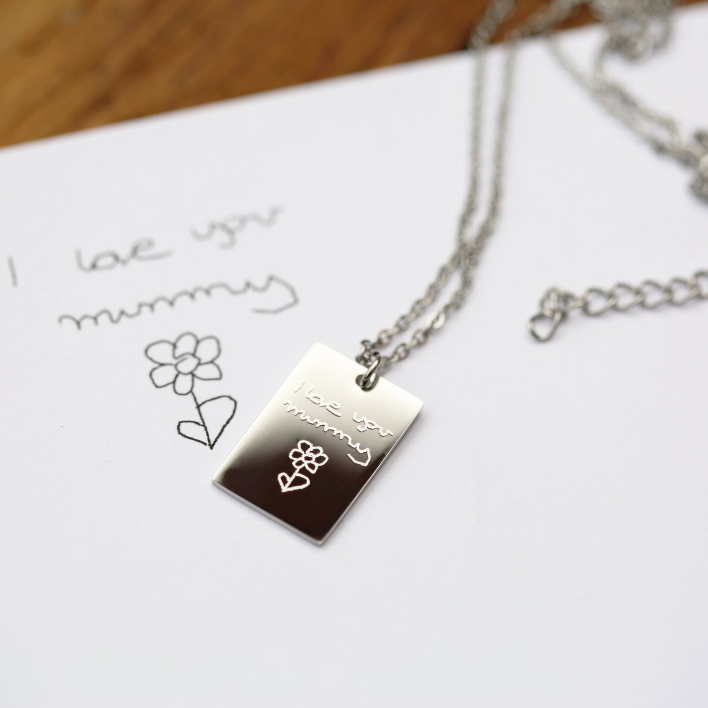 Collier personnalisé Dazzle - Gravure manuscrite