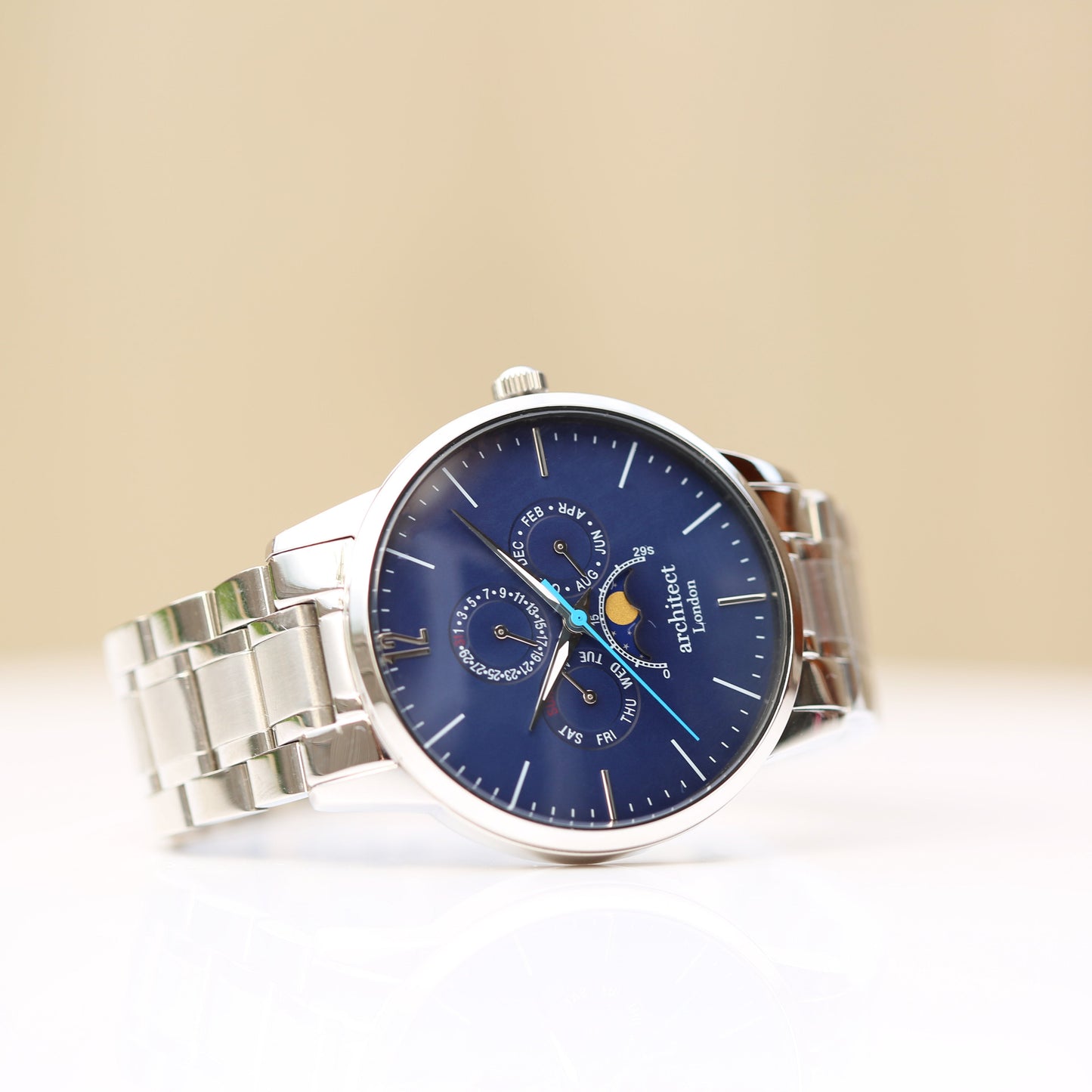 Architecte Homme Apollo Bleu - Gravure Manuscrite