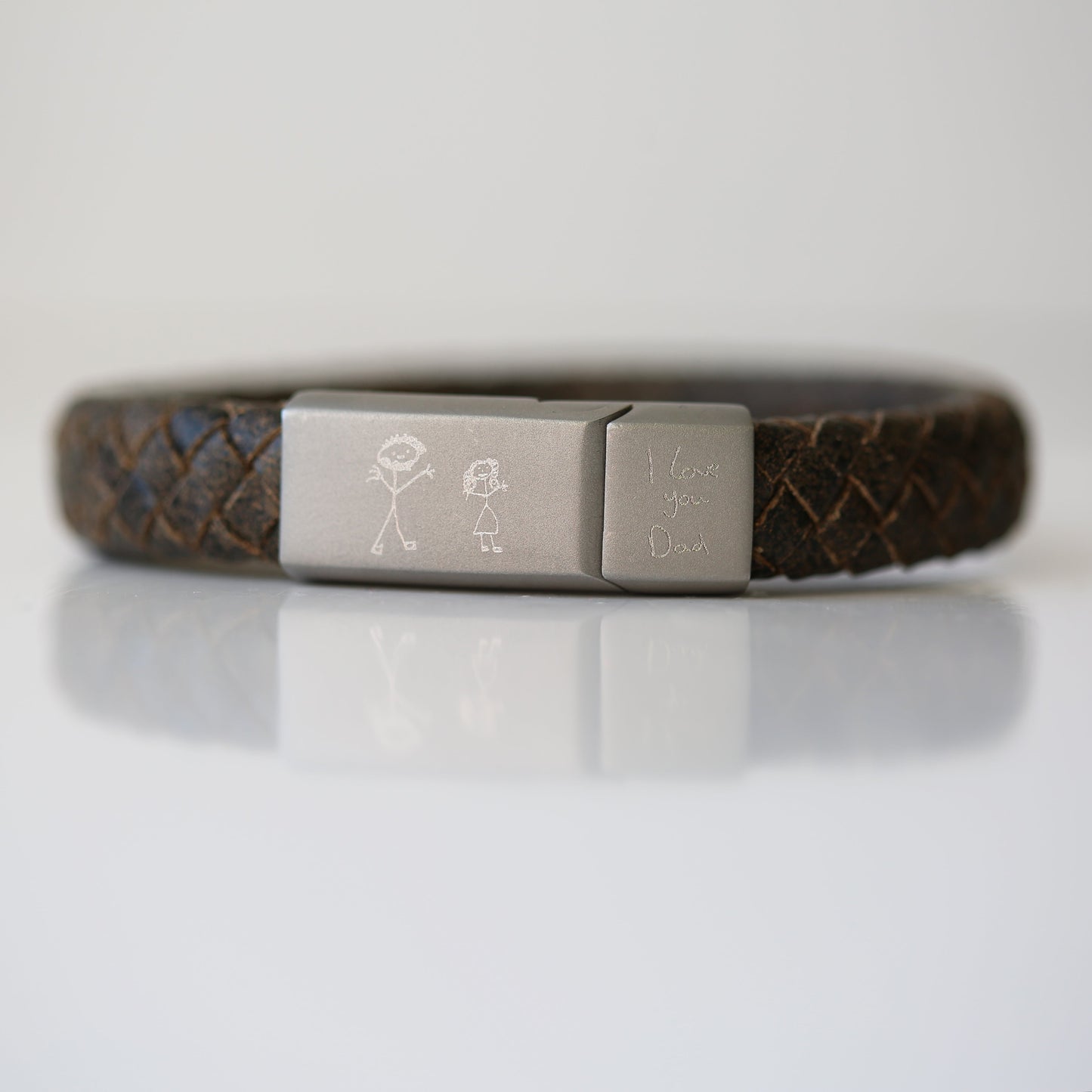 Bracelet style antique gravé à la main - Rustique