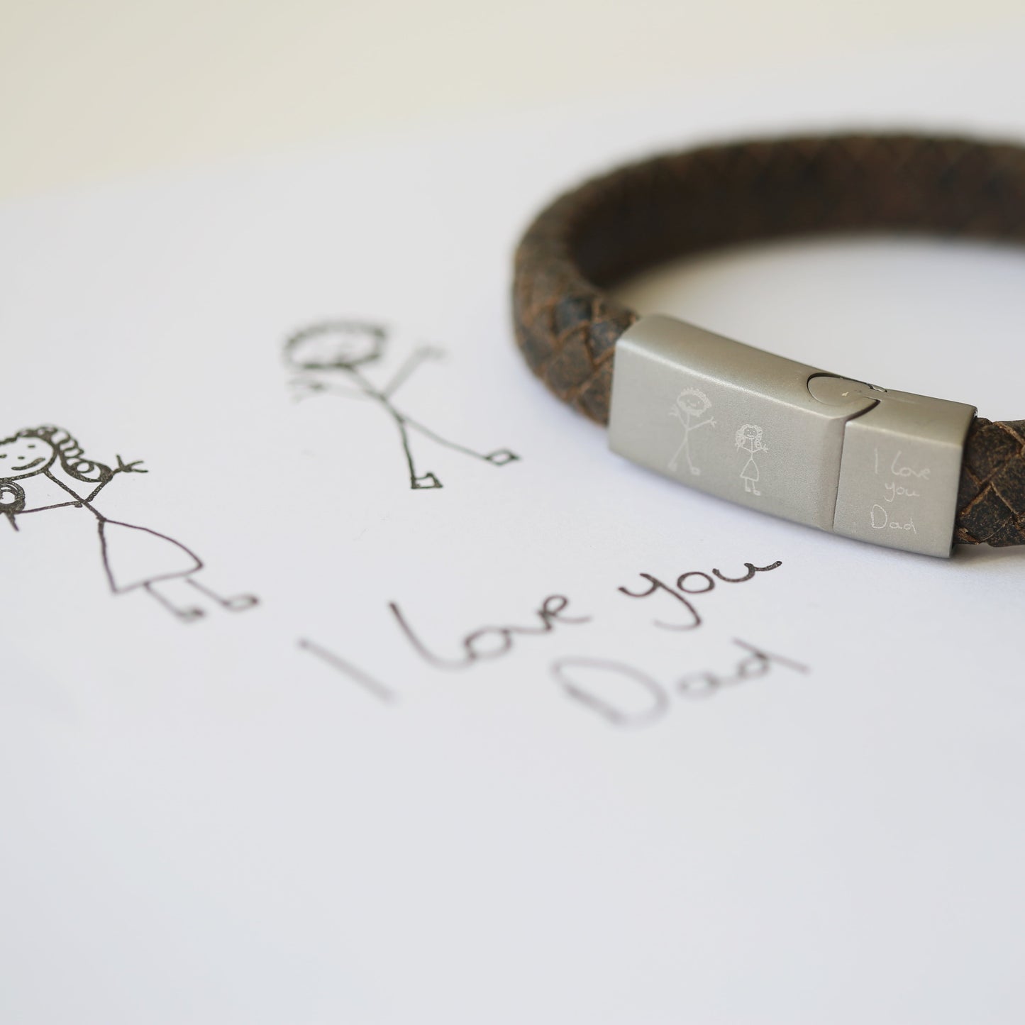 Bracelet style antique gravé à la main - Rustique