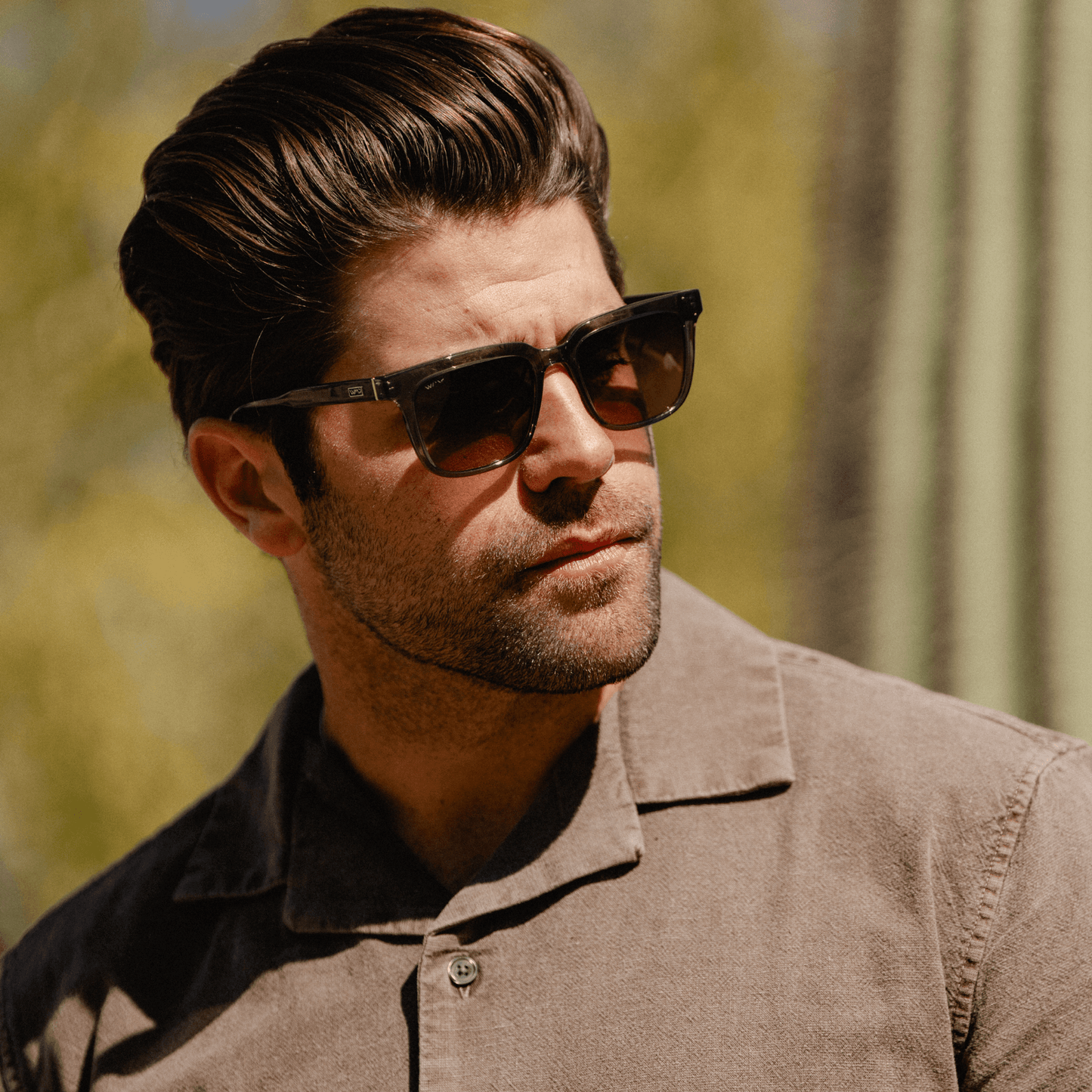 WILSON Men's Polarised Square Sunglasses in Smoke Grey by WMP Eyewear