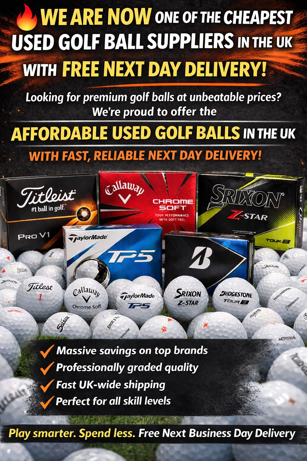 Affordable Golf Balls With Free Delivery!