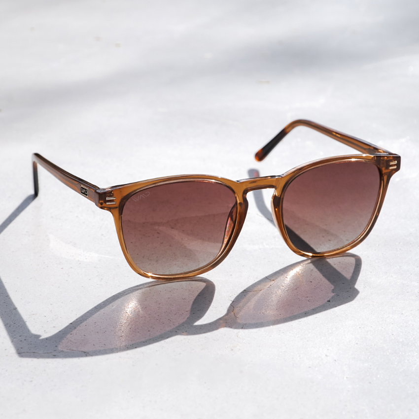 NICK Crystal Brown / Brown Gradient Lens by WMP Eyewear