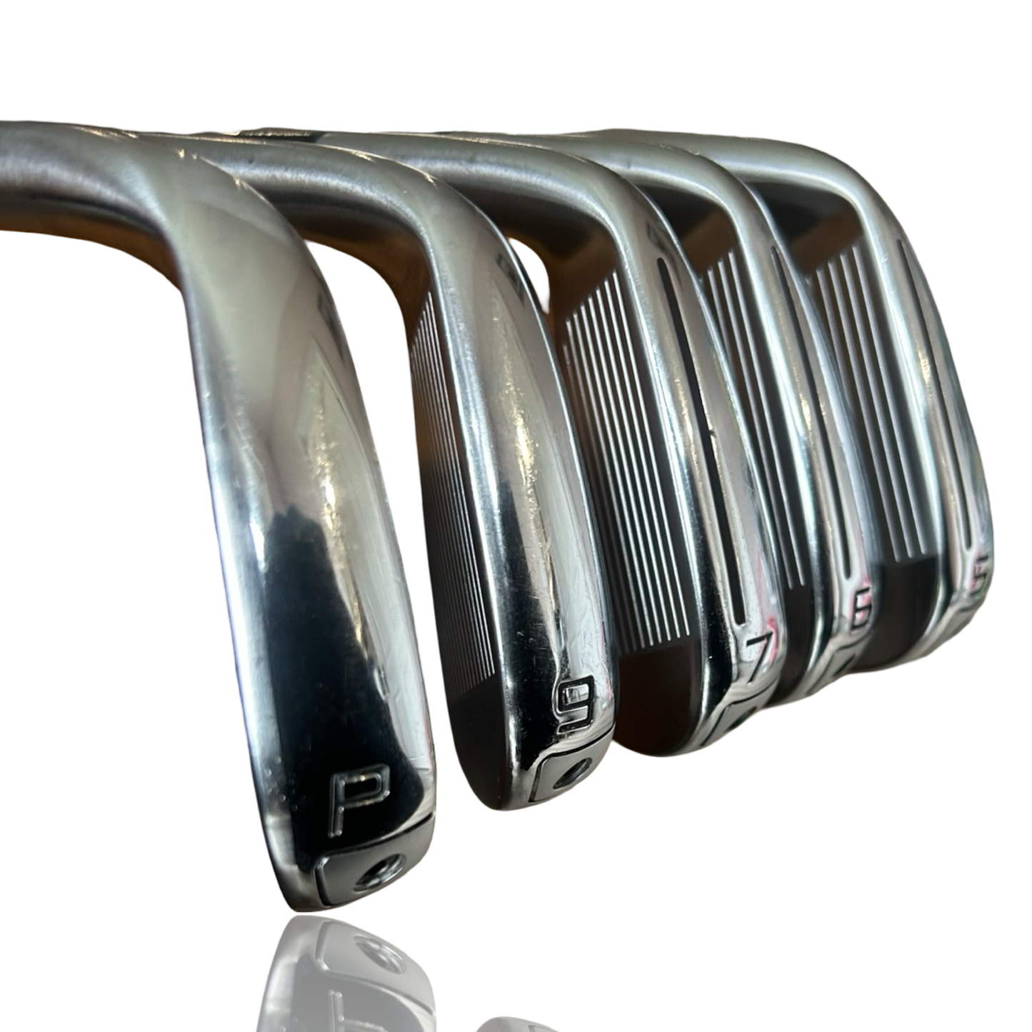 TaylorMade P790 Forged Iron Set 5-PW KBS Reg Flex Recently Fitted Mid Size Grips RH Free P&P