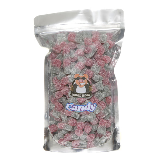 Vegan Fizzy Cherries Candy Resealable Bag - 1KG