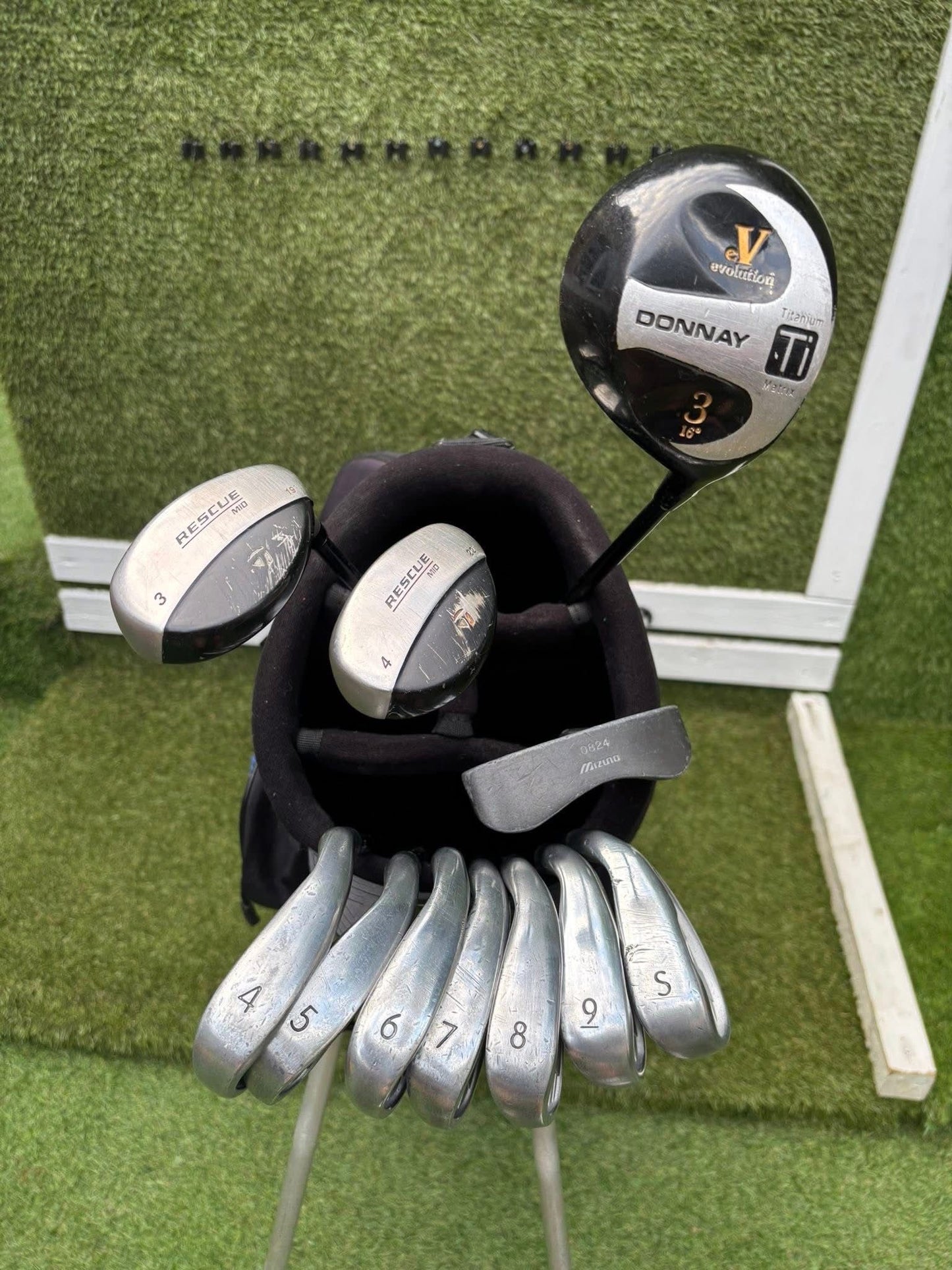 Prosimmon 4–SW Irons + Woods, Hybrid, Mizuno Putter & Stand Bag £110.00 Free Delivery