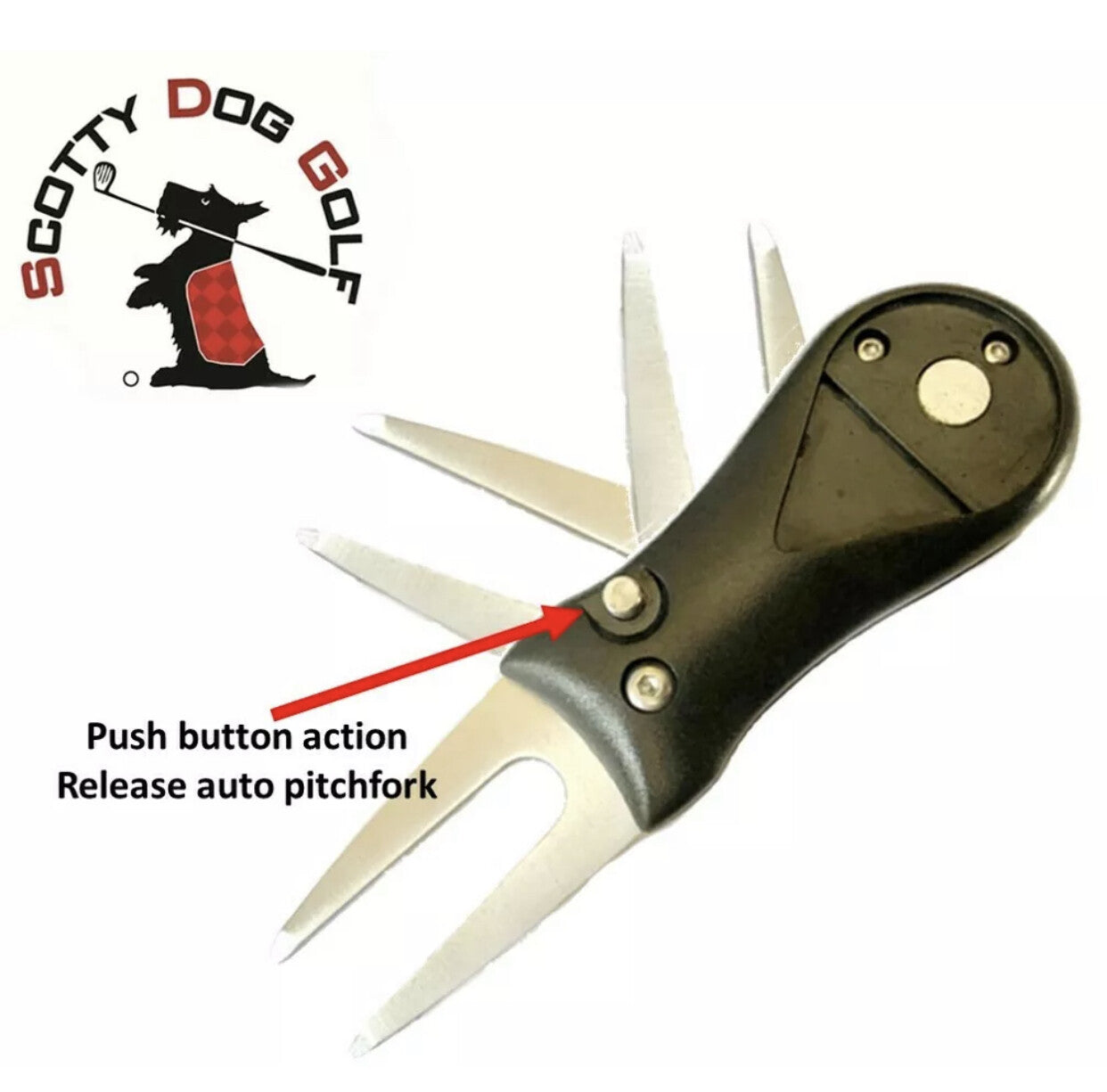 El Bandito - Pitchfork Magnetic Hat Clip With 3 25mm Markers and Poker