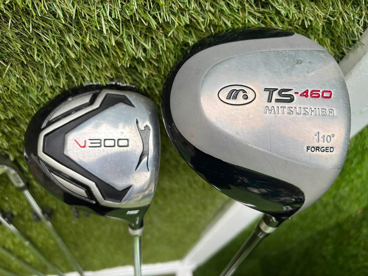 Slazenger V300 3–SW Complete Golf Set – Mitsubishi Driver, V300 3 Wood, RAM Zebra Putter & Slazenger Bag