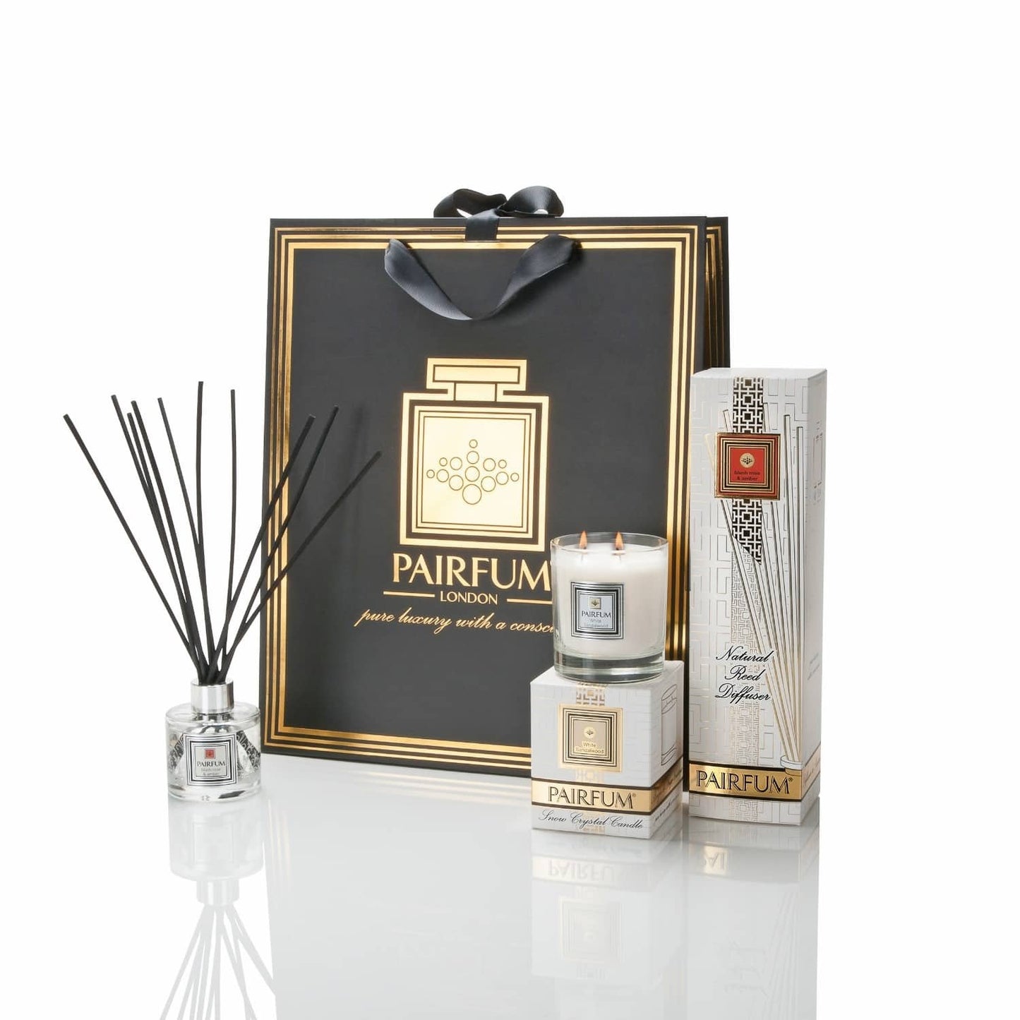 Pairfum London Luxury Reed Diffuser Classic Neroli & Olive 100ml +10 Reeds