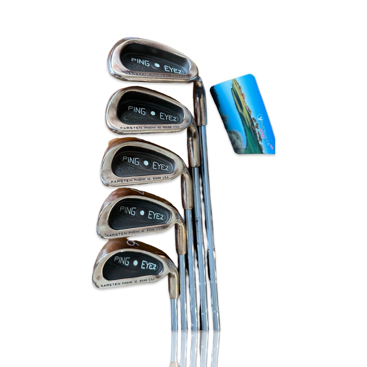 Ping Eye 2 Beryllium Copper Stunning Golf Clubs 6-PW Reg Flex Free Delivery