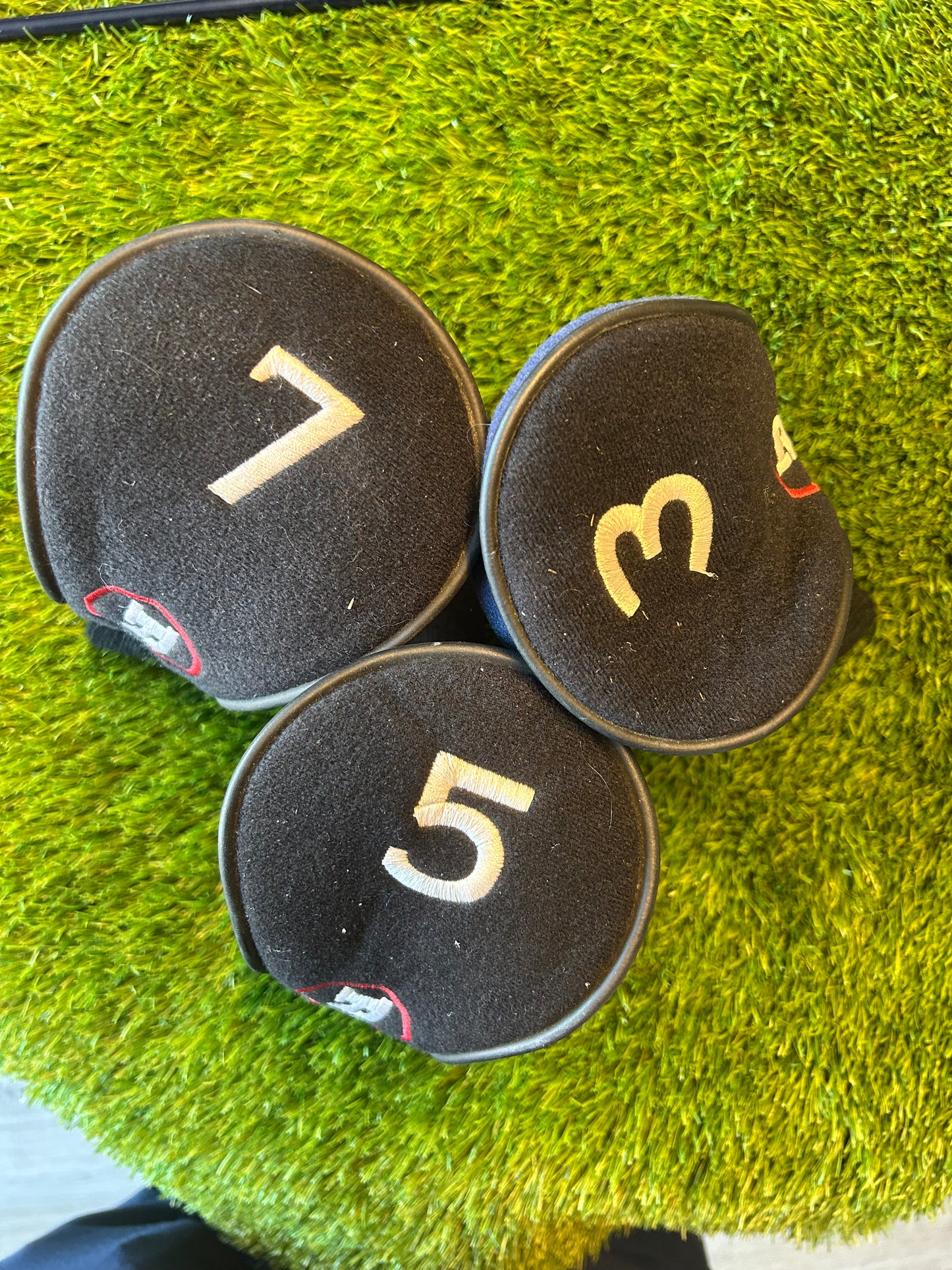 Ram Concept Wood set 3-17 degree, 5-21 degree, 7-24 degree Graphite regular flex Shaft - RH head covers included
