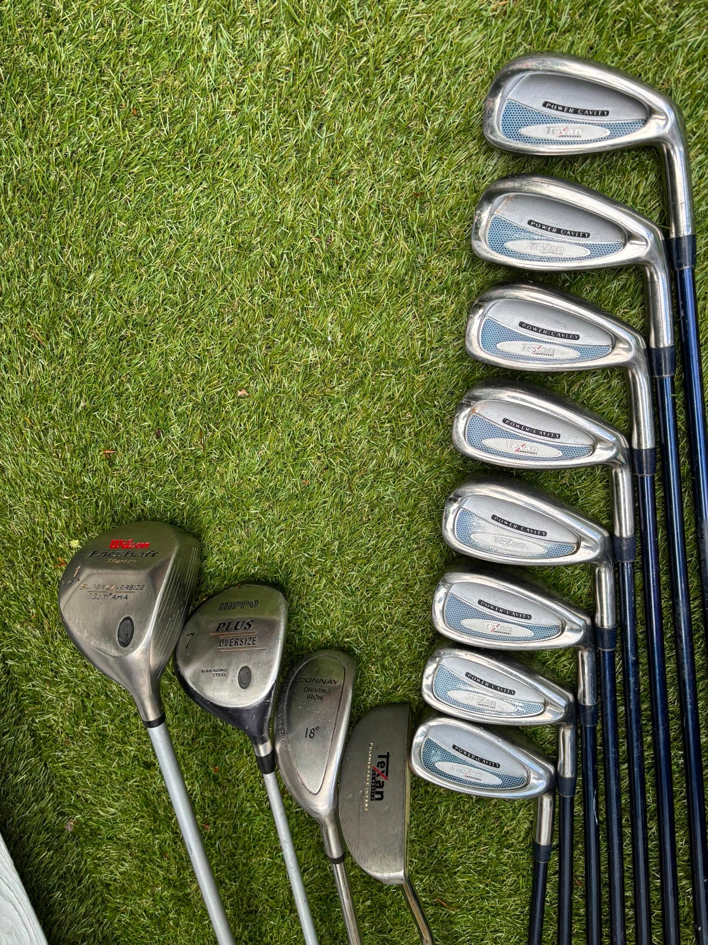 Texan Power Cavity Golf Complete Set & Titleist Bag - PLEASE READ THE DESCRIPTION ABOUT THE BAG!!
