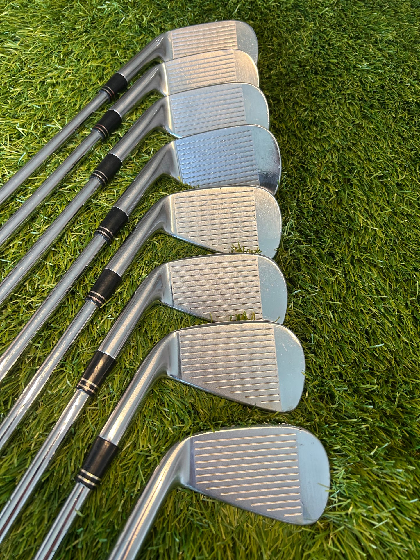 TaylorMade Rac Tour preferred Iron Set 3-PW Forged Recently Fitted Grips Steel 6.0 (stiff) Shaft - RH Free P&P
