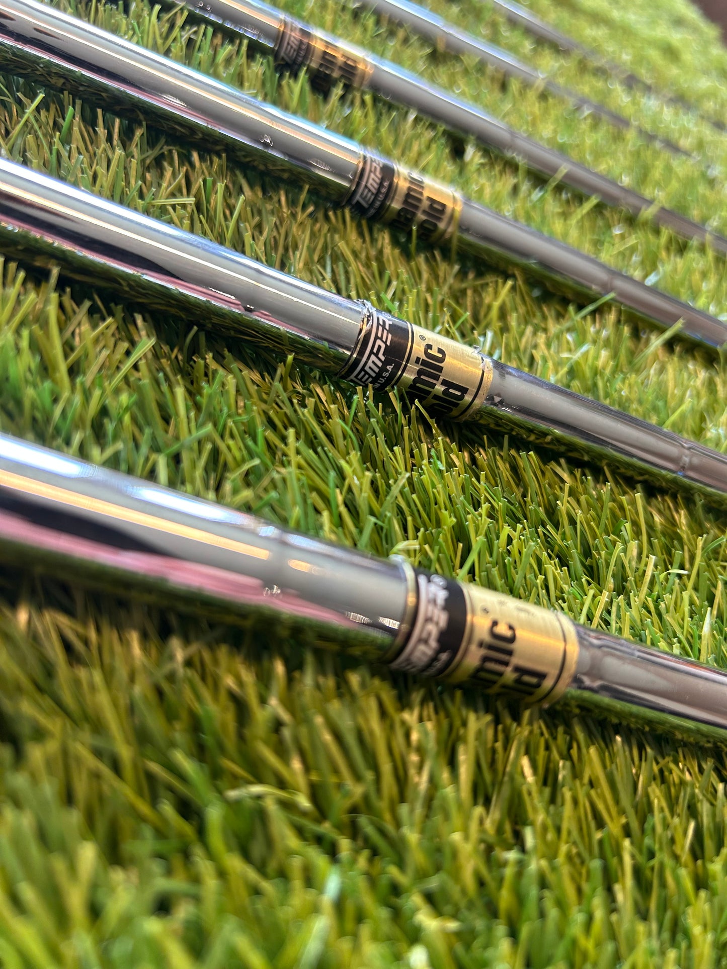 Titleist 704.CB Forged Iron set 3-PW Dynamic Gold R300 Steel Shaft Black Widow Grip - RH