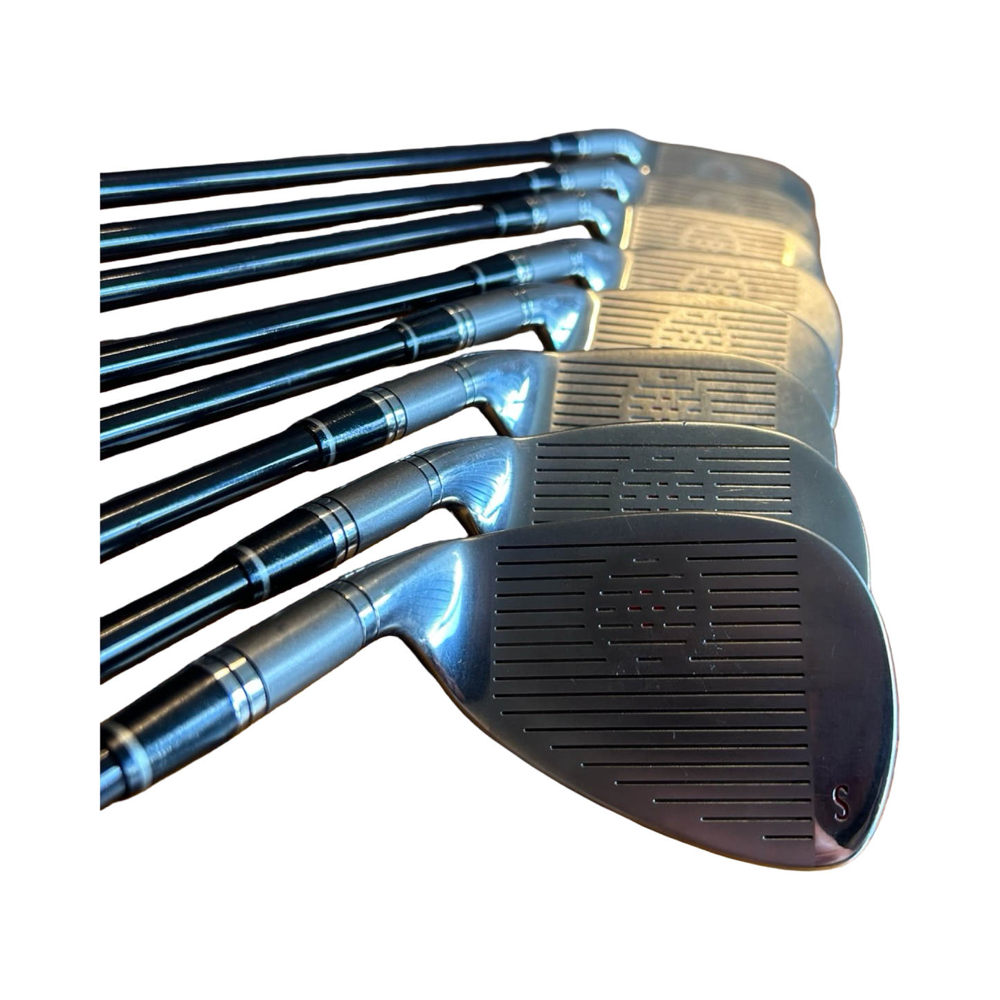 Tommy Armour Super Scot Over Size Golf Iron Set 4-PW & Sand Wedge Graphite Reg Flex New Lamkin Grips Head Covers