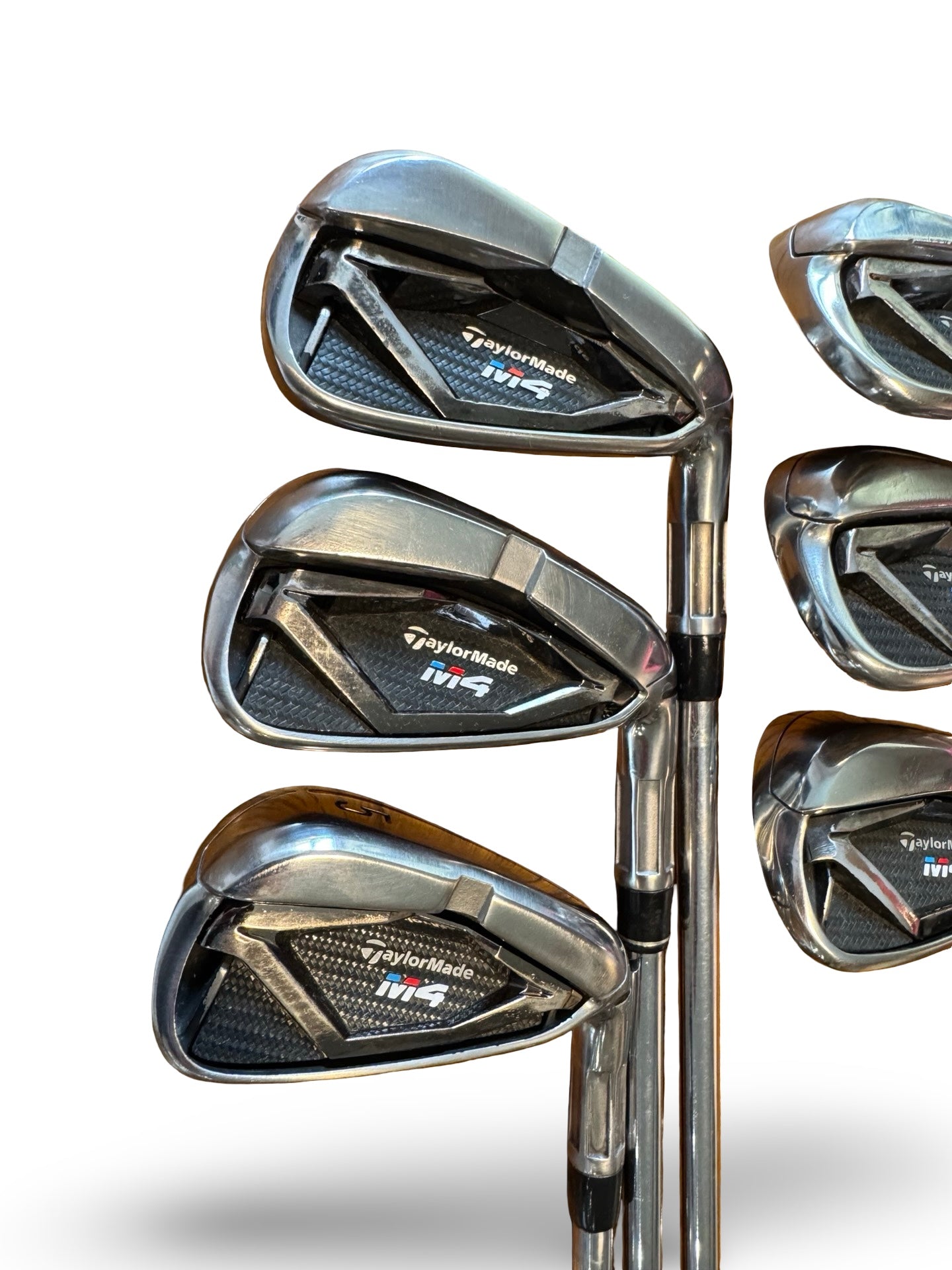 Taylormade M4 Stunning Iron Set 5-PW - Polished Faces Reg Flex Free Delivery R/H