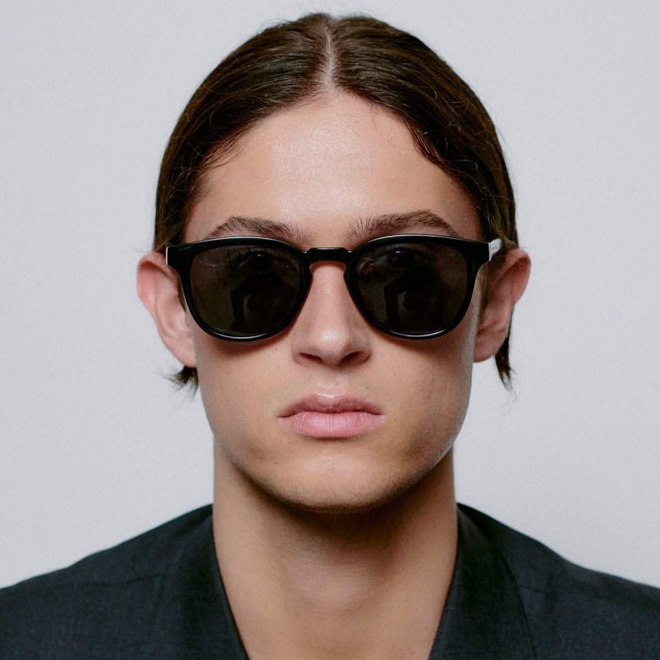 Black Square Sunglasses for Large Faces | UV400 | A.KJÆRBEDE Bate