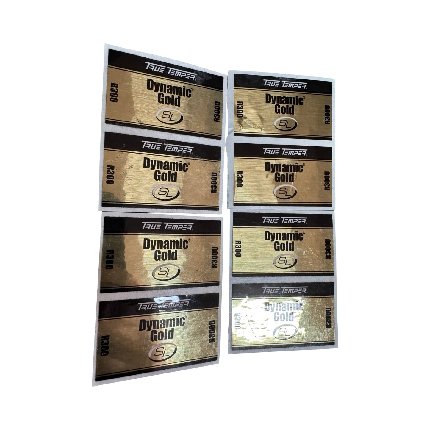Dynamic Gold SL Shaft Labels R300 / R300U X13