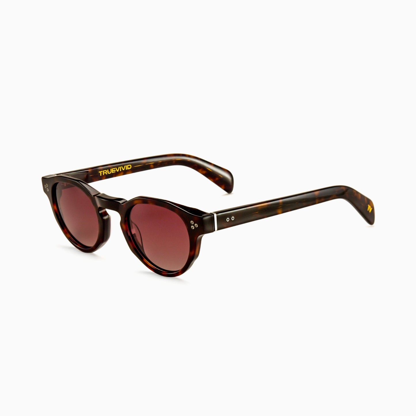 AURA Polarised Sunglasses, Unisex, Brown Tortoise by TrueVivid