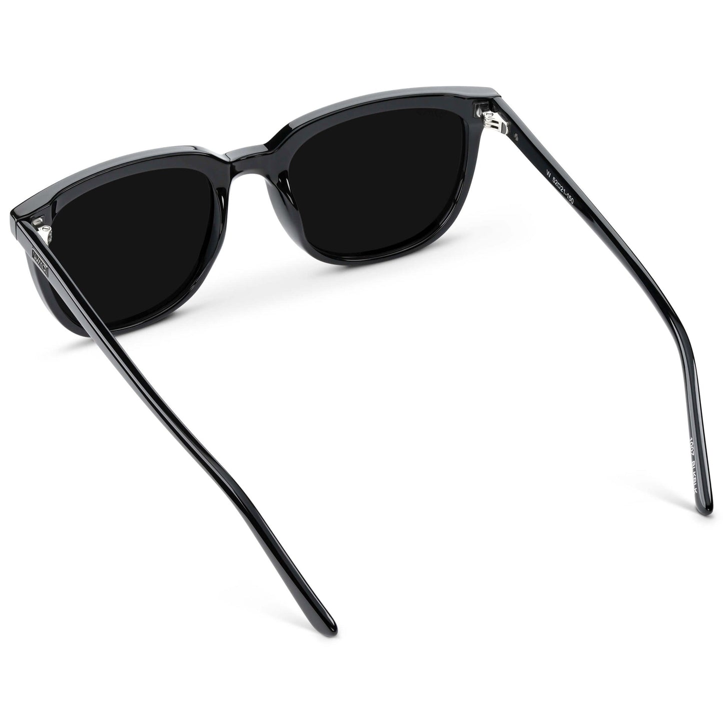 Lunettes de soleil polarisées unisexes ABNER en triple noir par WMP Eyewear